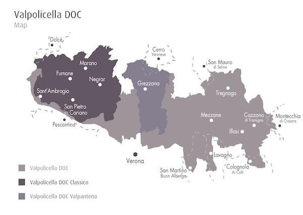 map of Valpolicella